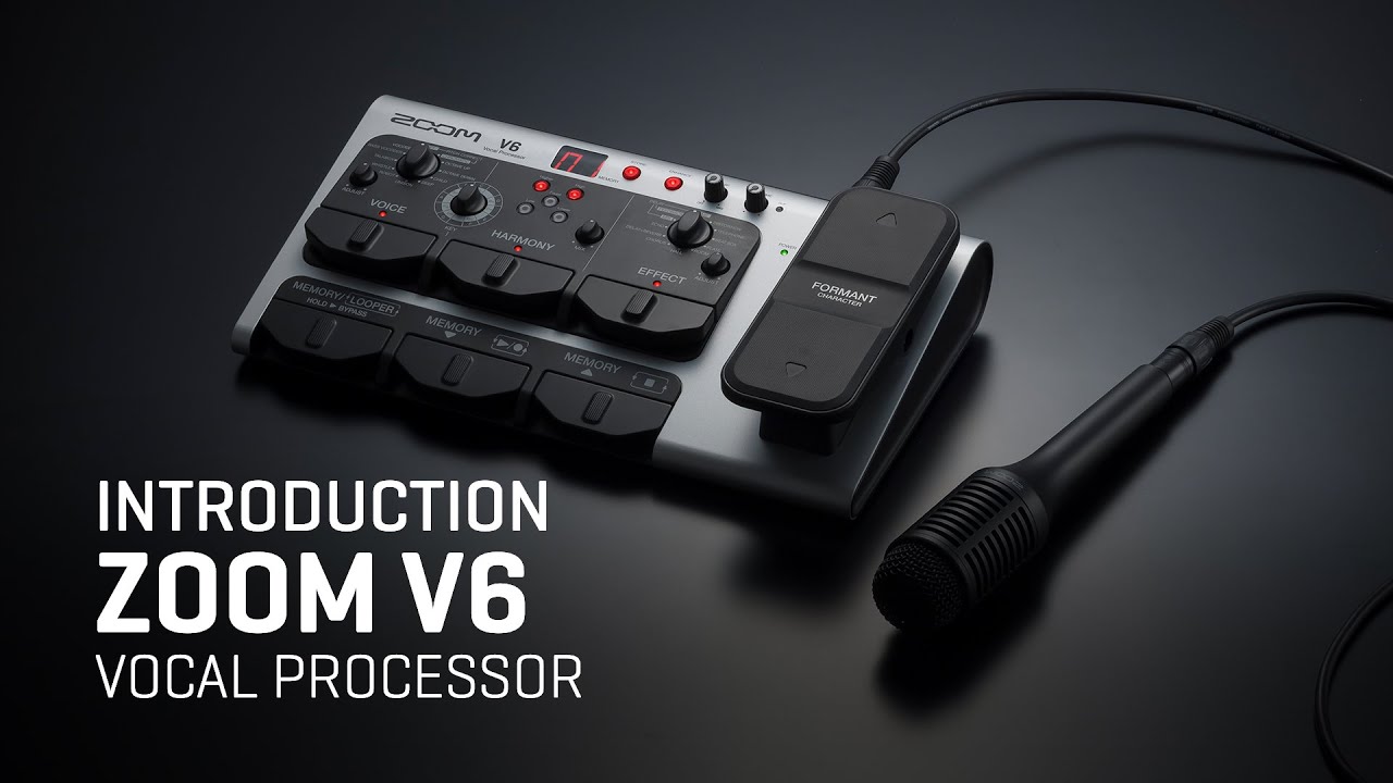 Новый уровень вокала с Zoom V6 Vocal Processor от UPsound!